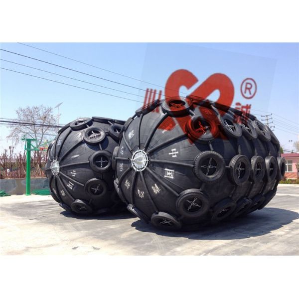 Buy Ship To Dock Protection Rubber Yokohama Pneumatic Fender With Chain And Tyre Net at wholesale prices