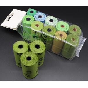 Quality 64 Gallon compostable trash bag biodegradable garbage bag, 0.9 Mil, 47&quot;W x 60&quot;H,cornstarch made 100% eco friendly direct for sale