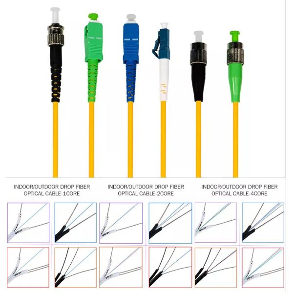 SC UPC SC - SC Optic Patch Cord LSZH G657a1 Cable Optical