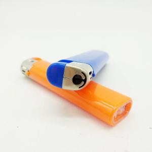 Transparent Pink Electric Lighter with Refillable Capability and Child