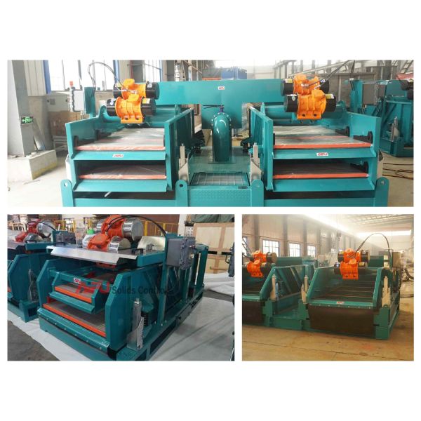 Buy Dual Tandem Linear Motion 8 Panels Drilling Shale Shaker at wholesale prices