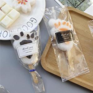 Quality clear printing packing food safe popsicle plastic bag with sticker for sale