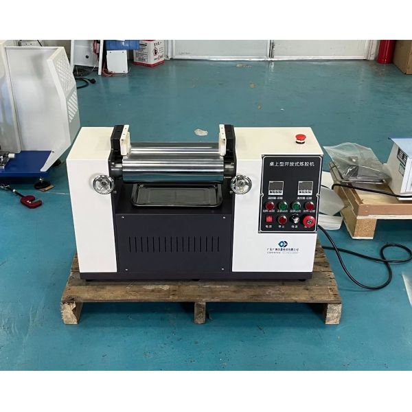 Compact 750×380×600mm Open Mill Rubber Mix Machine with 300sets/Month Capacity