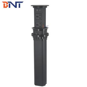 2020 New Design conference desktop motorized pop up socket with USB wireless