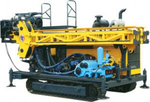 China SHY-5A Hydraulic Crawler Core Drilling Rig Equipped With Hydraulic Rotary Head And Power Of 145KW/2200rpm Cummins Engine on sale
