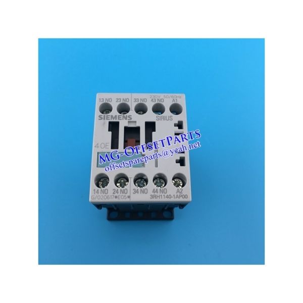 HD AUXILIARY CONTACTOR, 00.783.0452, 3RH1140-2AP00 230V AC, HD NEW PARTS