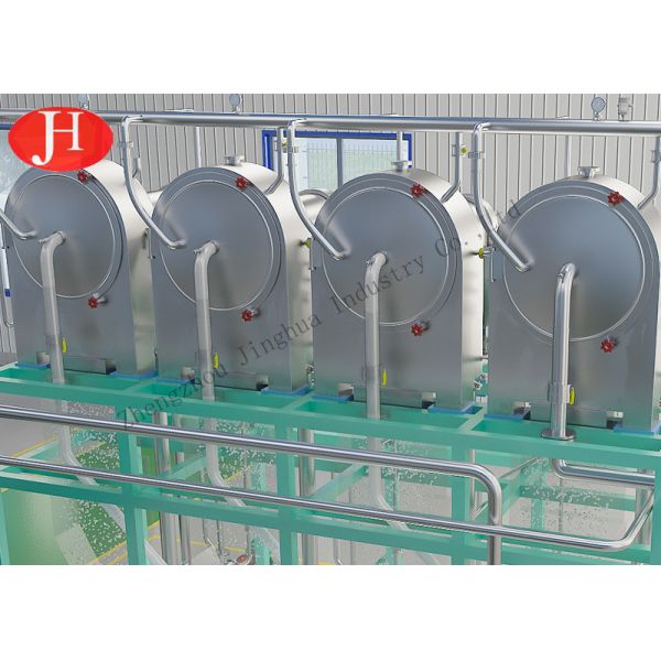 Customized 2200Kg Centrifugal Sieve Wheat Starch Machine