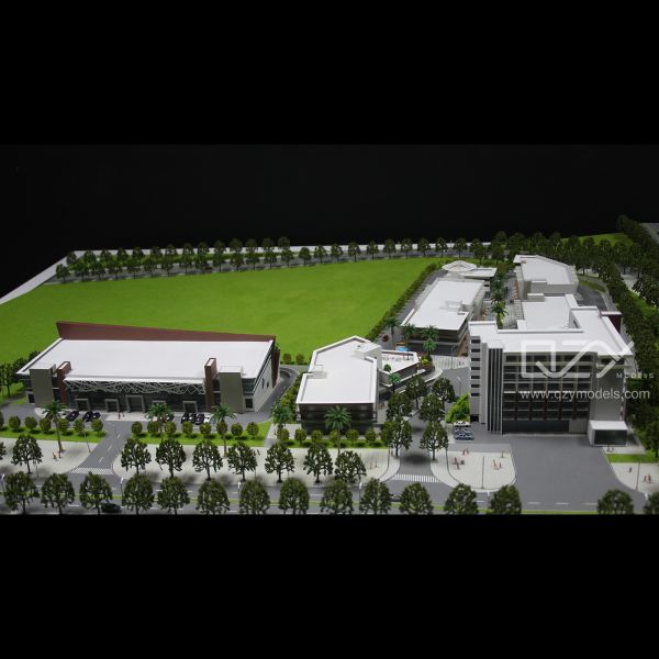 Physical landscape Architectural Model Making Supplies 1:200 Les Constructions De Bouskoura