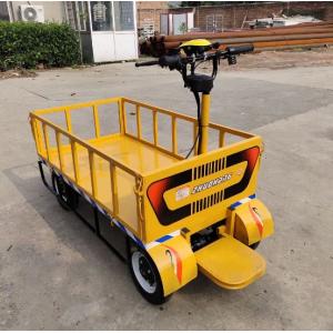 Logistic Warehouse Electric Flatbed Trolley Flat Bed Loading 800kg