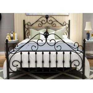 Home Customizable 1.5mm ODM Metal Double Bed