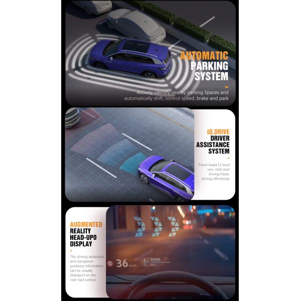 Small Electric Vehicle Vw ID6 2023 EV RHD Car with 7-Seater Electric SUV and Ternary Lithium Battery in White Exterior