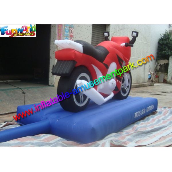 Customized Advertising Inflatables Motorcycle Replica , Inflatable Motorbike Model