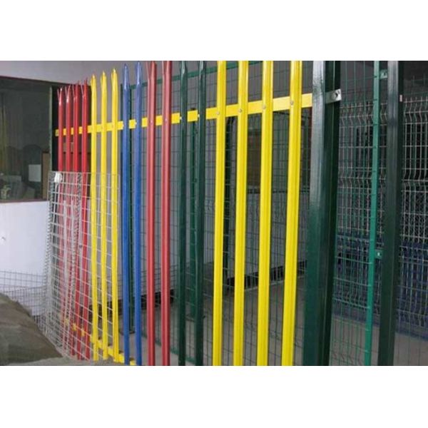Buy H2.7m Welded Wire Mesh Fence D Section Palisade Fencing at wholesale prices