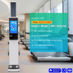 Gym BMI Height And Weight Measurement Scale Fat Measuring Machine