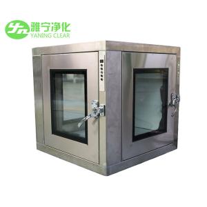 Corner Door Cleanroom Pass Box Stainless Steel Electronic Interlocking ISO14644