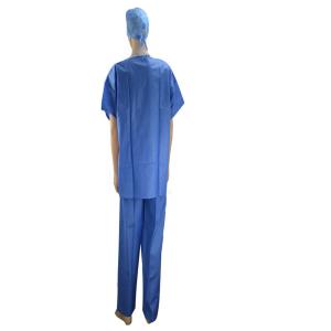 Breathable Medical Isolation Gowns Alkali Resistant For Hospital / Clinic