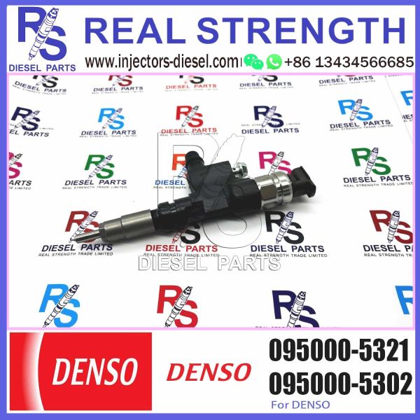 Diesel fuel injection common rail injector 095000-5321 for HINO TRUCK N04C