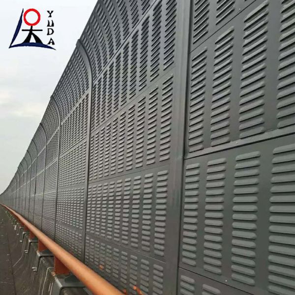 Highway Sound Barrier Panel - Custom Aluminum Steel Noise Wall