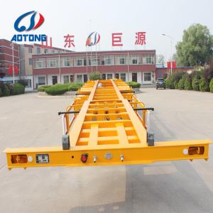 Semi-Trailer 3 Axles 40FT Flatbed/Skeleton Cargo Truck Trailers Container