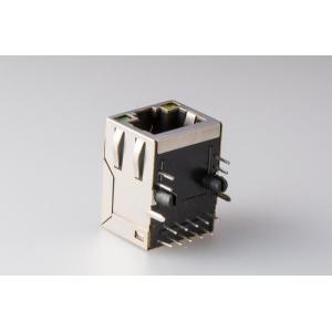 Surface Mount RJ45 With Transformer Female PCb Jack 10 / 100Base - T Tab Up