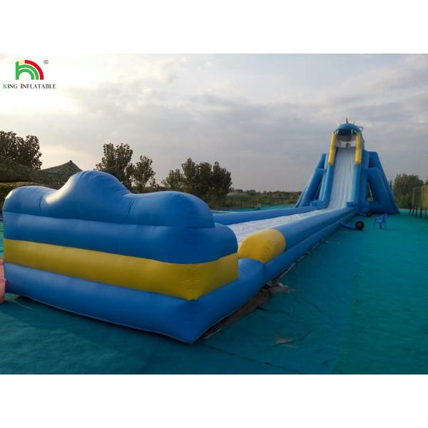 Outdoor Commercial Giant Inflatable Slide, Inflatable Water Slide For Sale