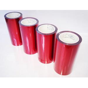 Special Tape Colored Pet Film , Heat Resistance Red Colored Plastic Film
