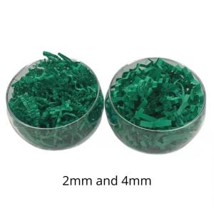 Straight Green Shredded Paper Basket Filler For Wedding / Party / Holidays
