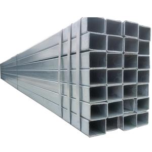 Precise Measurements Galvanized Steel Square Rectangular Pipe with GS Certificat