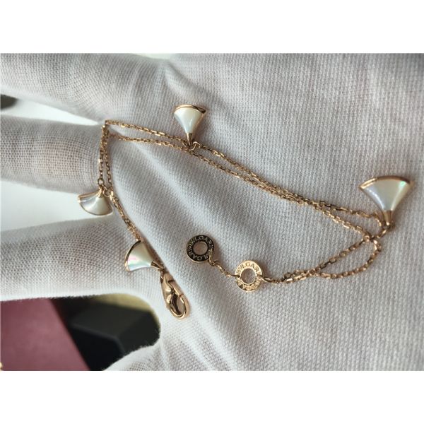 No Diamond Luxury Jewelry Jewelry Divas Dream Bracelet 18K Rose Gold With Morher Of Pearl