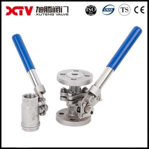Straight Through Type Carbon Steel 2PC Automatic Homing Ball Valve with Dead Man