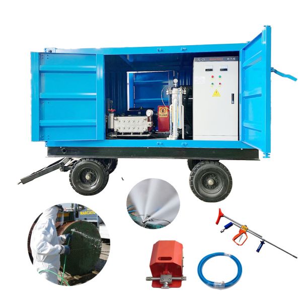 High Pressure Water Jet Cleaner Industrial Heat Exchanger Condenser Pipeline