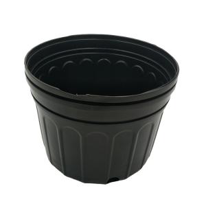 Durable whole sales black plastic seedling pot small square shape nursery pot