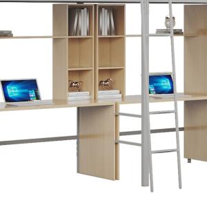 Support customization Beautiful and practical, double student apartment bed with