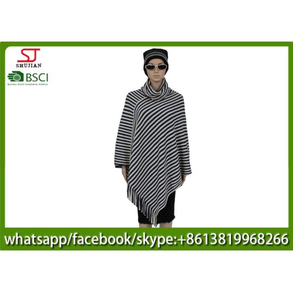 390g 100*90cm 100%Acrylic knitting jacquard tassel snood linking clothes waistcoat best price factory keep warm