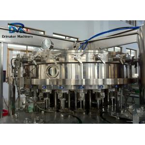 Isobaric Filling Stainless Steel Beverage Bottling Machine With Bottle Washing