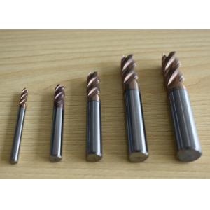 TiCXCo4 Coating 1.0mm HRC63 Degree Solid Carbide End Mill