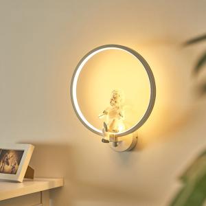 Round Angel Aluminum Decorative Interior Living Room Dining Room angel wall lamp