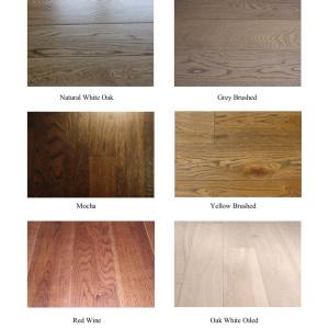 Rustic engineered oak parquet