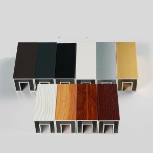 Staircase Balcony Aluminum Handrail Profiles Railing Fluorocarbon Spraying