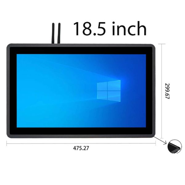 DC12V/5A Power Supply KDS 5-Inch Aluminum Alloy Cash Register for Integral Kitchen Display