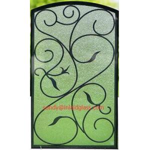 interior doors wrought iron glass made in China