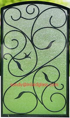 Buy interior doors wrought iron glass made in China at wholesale prices