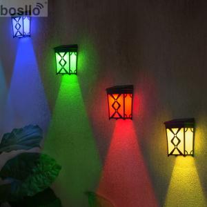 ABS Material Outdoor Wall Lights Waterproof Retro Solar Light