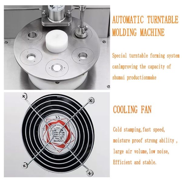 Commercial touch screen Samai machine Semi-automatic dim sum manufacturing machine round skin shuimai machine