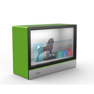 Custom LCD Video Wall , Toughened Glass Panel Transparent Lcd Touch Screen