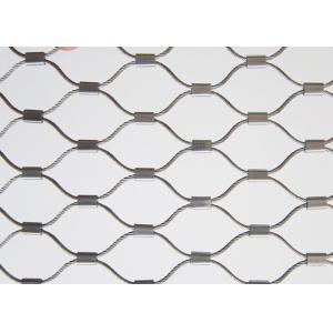 Balustrade Flexible Stainless Steel Cable Netting Anti Corrosion Customized