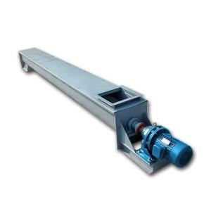 315mm Diameter U Trough Screw Conveyor Safe Convenient  Easy Maintain With Shaft