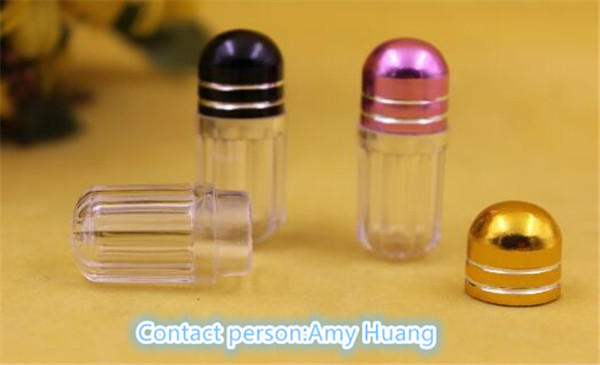 Small Blue Clear Sex Pill Container Pharmacy Vials Empty Medicine Bottles