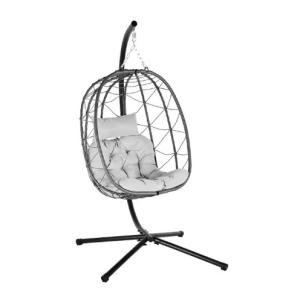 China Mail Packing Black Hammock Swing Chair Soft Comfortable For Comfort Relaxation on sale