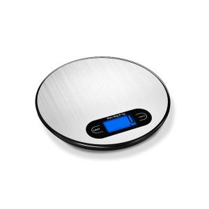 Round Steel Platform Digital Kitchen Food Weighing Scale
